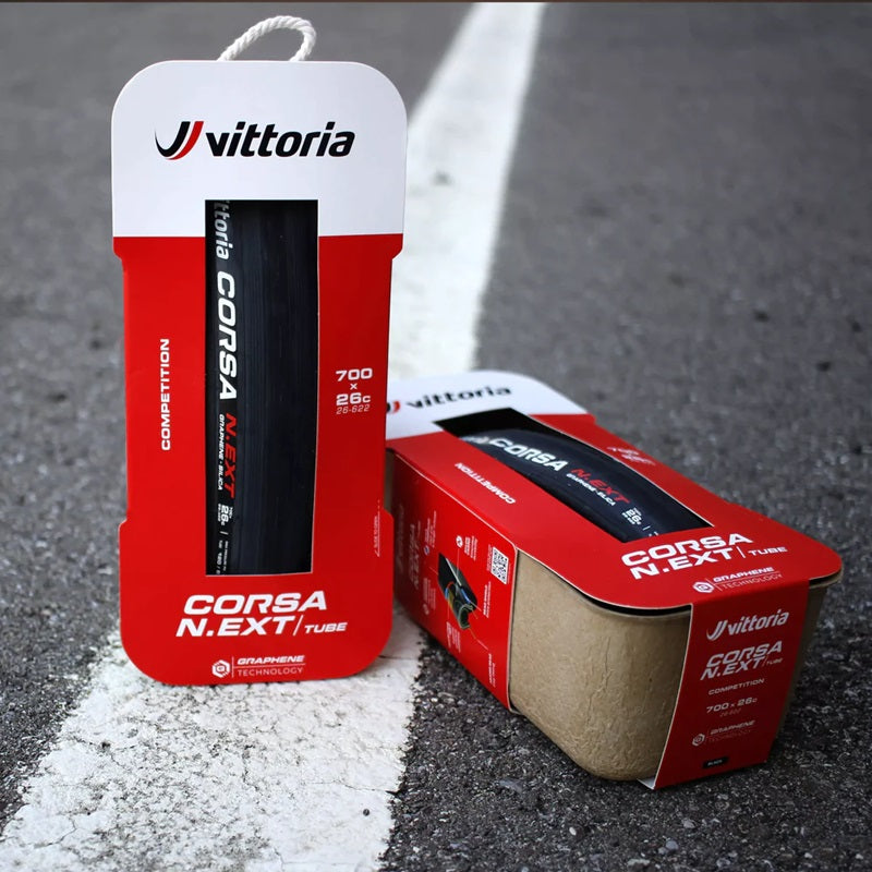 Vittoria Corsa NEXT/TUBE Clincher Black 700C